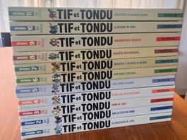 Tomes 1 à 11 de "Tif et Tondu", Dupuis (premières éditions)