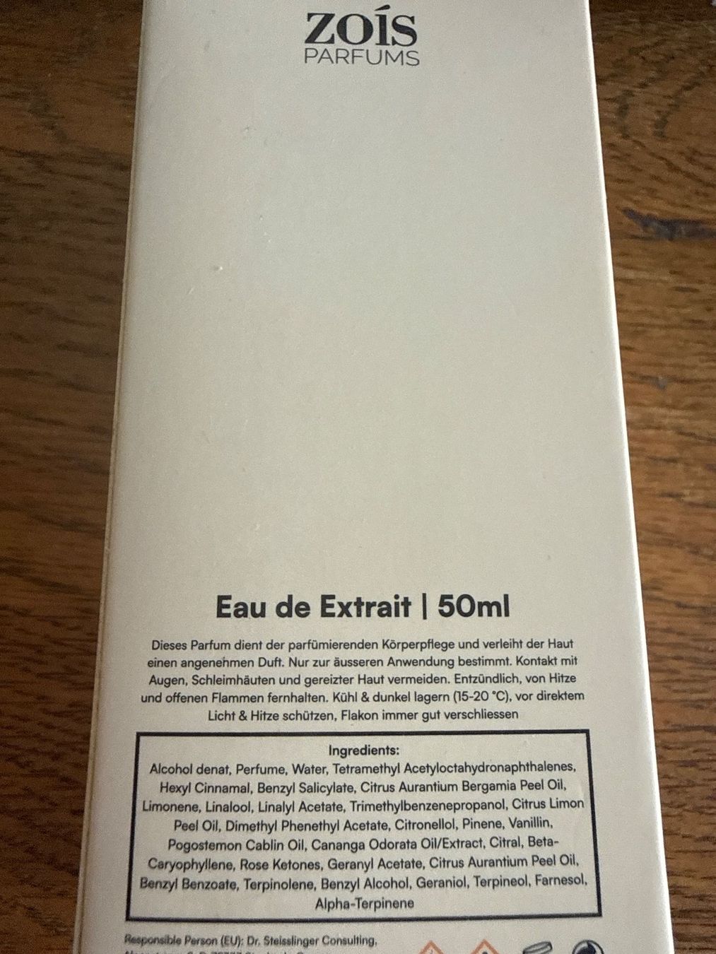 Parfum & Eau de Toilette: Zois Nova- Eau de Extrait 50ml – Gebraucht aus Teufenthal AG von MeineSchatztruhe 1