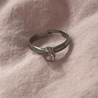 Bague pierre rose