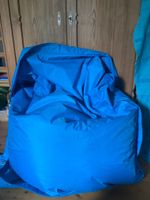 Grosser Sitzsack in Blau