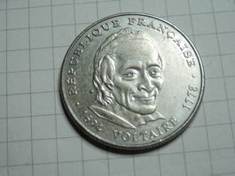 Frankreich 5 Franken, 1994 300. Geburtstag von Voltaire