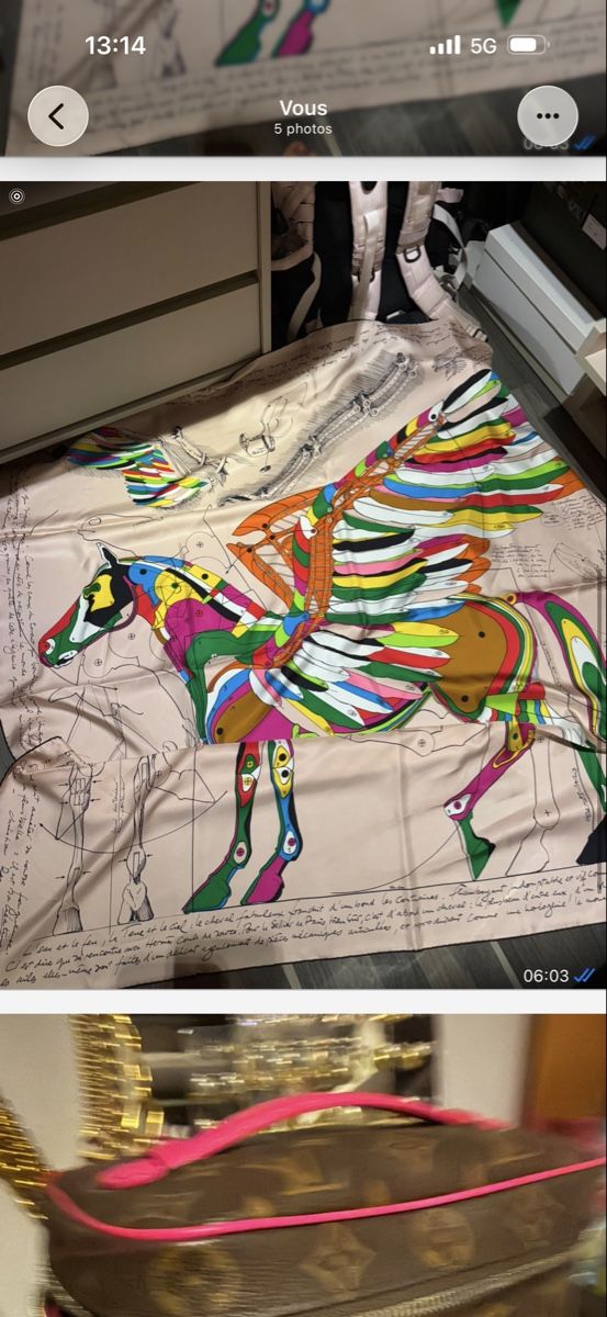 Hermès Foulard & Sciarpe: Foulard Hermes Pégase 2026 – Nuovo (secondo la descrizione) da lausanne venduto da bou_mr65 1