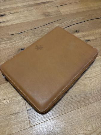 Laptoptasche Cale's Leder hellbraun NEU