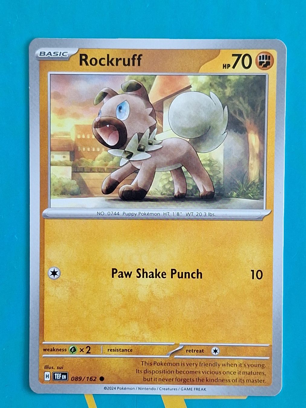 Pokémon Carte collezionabili: Rockruff - Temporal Forces Pokemon - #7.1 – Usato da Altstätten SG venduto da GGsGameshop