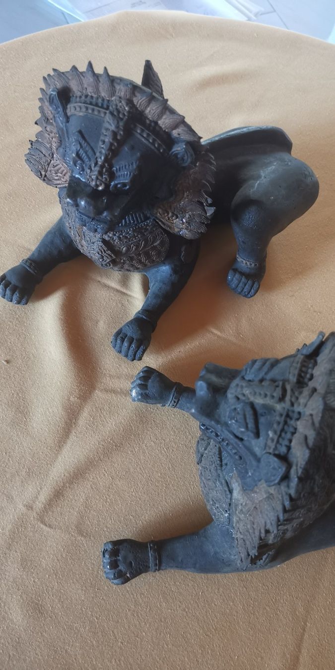 Figuren: BRONZE Tempelwächter – Gebraucht aus Hausen AG von inf_c5y7