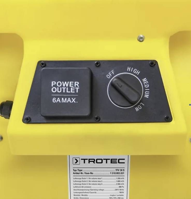 Ventilatori: TROTEC Turbolüfter TFV 30 S – Usato da Vilters venduto da arjona01 2