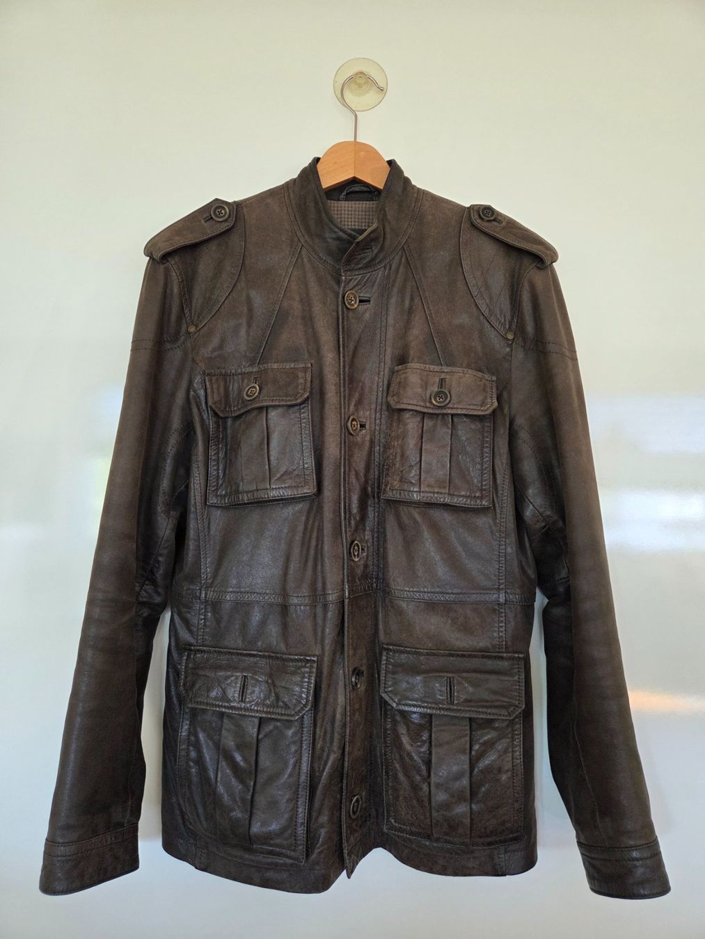 Esprit Giacche: Esprit Lederjacke, Herren, Grösse M – Usato da Winterthur venduto da Svcurcio