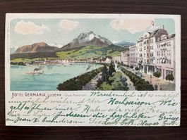 LUZERN Hotel Germania, Quai National, LITHO
