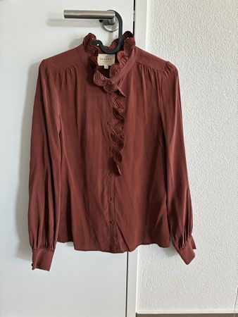 Sezane Bluse Seide Chlo Grösse 34