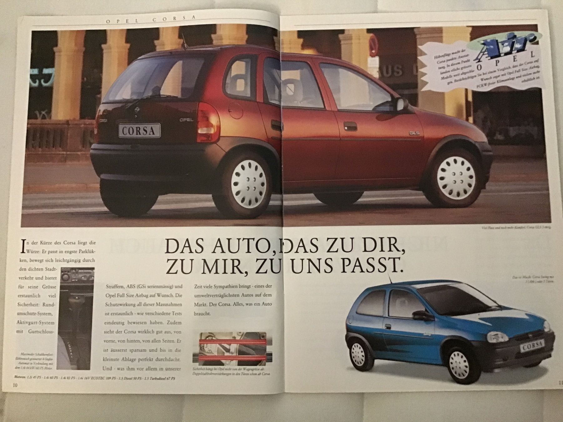 Opel Documenti: Opel Programm Verkaufsprospekt 1994 32 Seiten – Usato da Scherzingen venduto da Starseller62 4