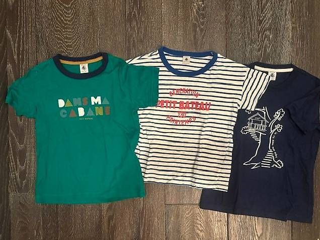 Petit Bateau Camicie, T-shirt & Polo: 3 t-shirts Petit Bateau Taille 8 ans – Usato da Petit-Lancy venduto da areyouinterested