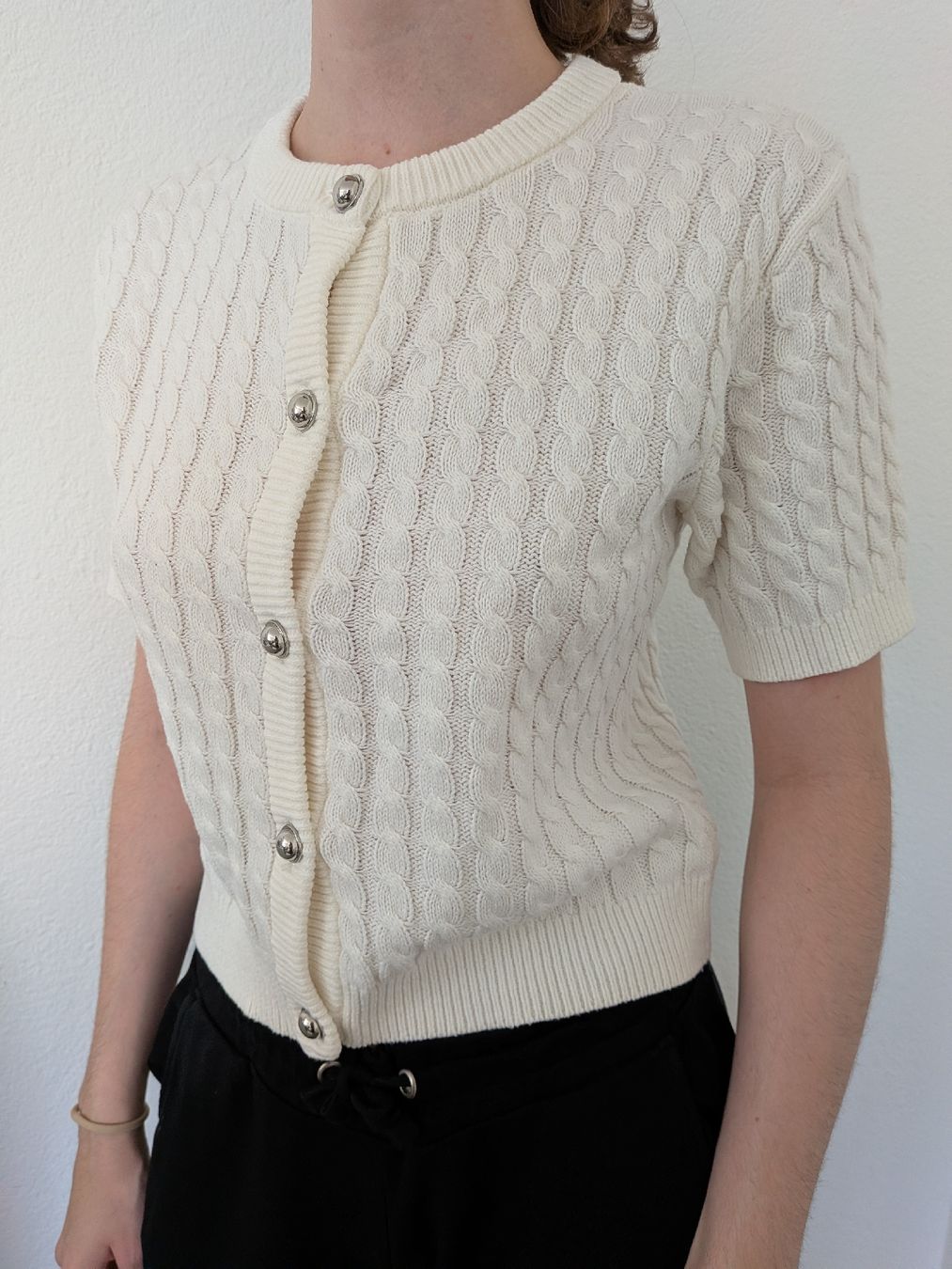 H&M Maglioni & Felpe: Strickjacke H&M weiss, Grösse M – Nuovo (secondo la descrizione) da Schwerzenbach venduto da dorys_wardrobe