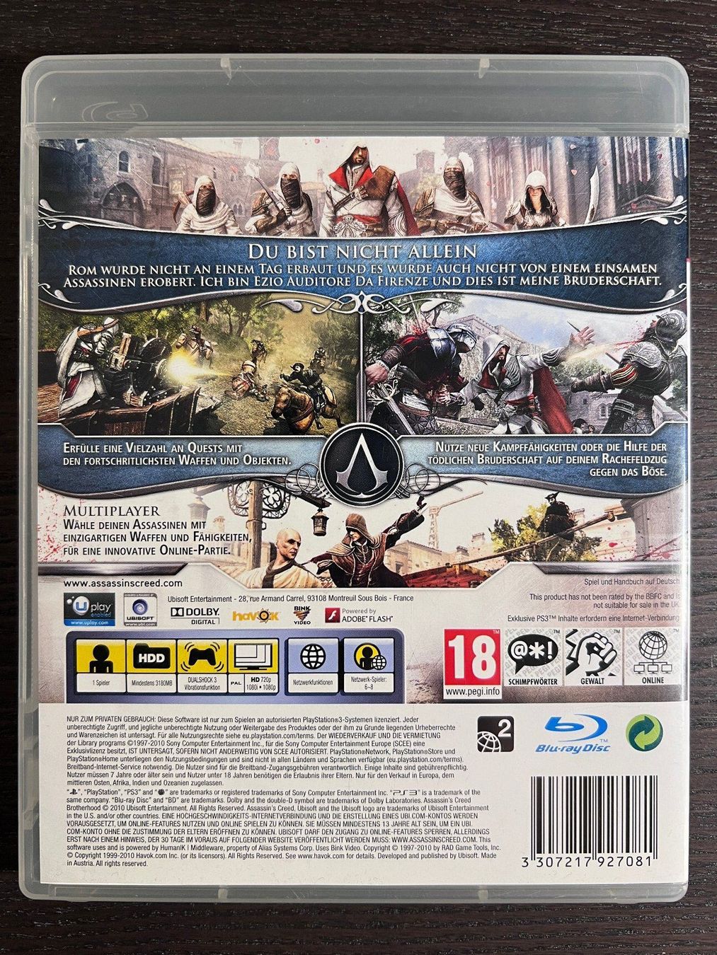 Sony Spiele: Assassin’s Creed - Brotherhood – Gebraucht aus Zürich von GameFreunde 1