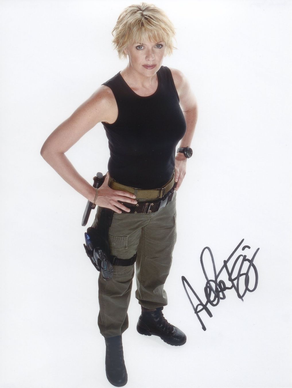 Autografi: Original Autogramm von AMANDA TAPPING (Stargate) Großfoto – Nuovo (secondo la descrizione) da Gremersdorf venduto da autogrammraritaeten