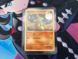 2010 POKEMON Larvitar Snowflake Stamp 51