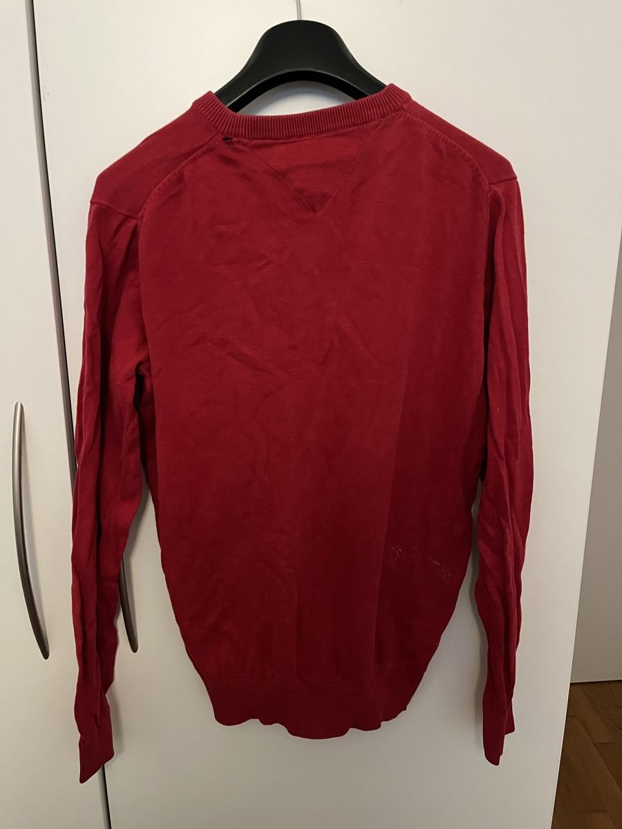Tommy Hilfiger Maglioni & Felpe: Tommy Hilfiger Herren Pullover, Rot, Baumwolle, M – Usato da Bremgarten b. Bern venduto da nan_n82z 1