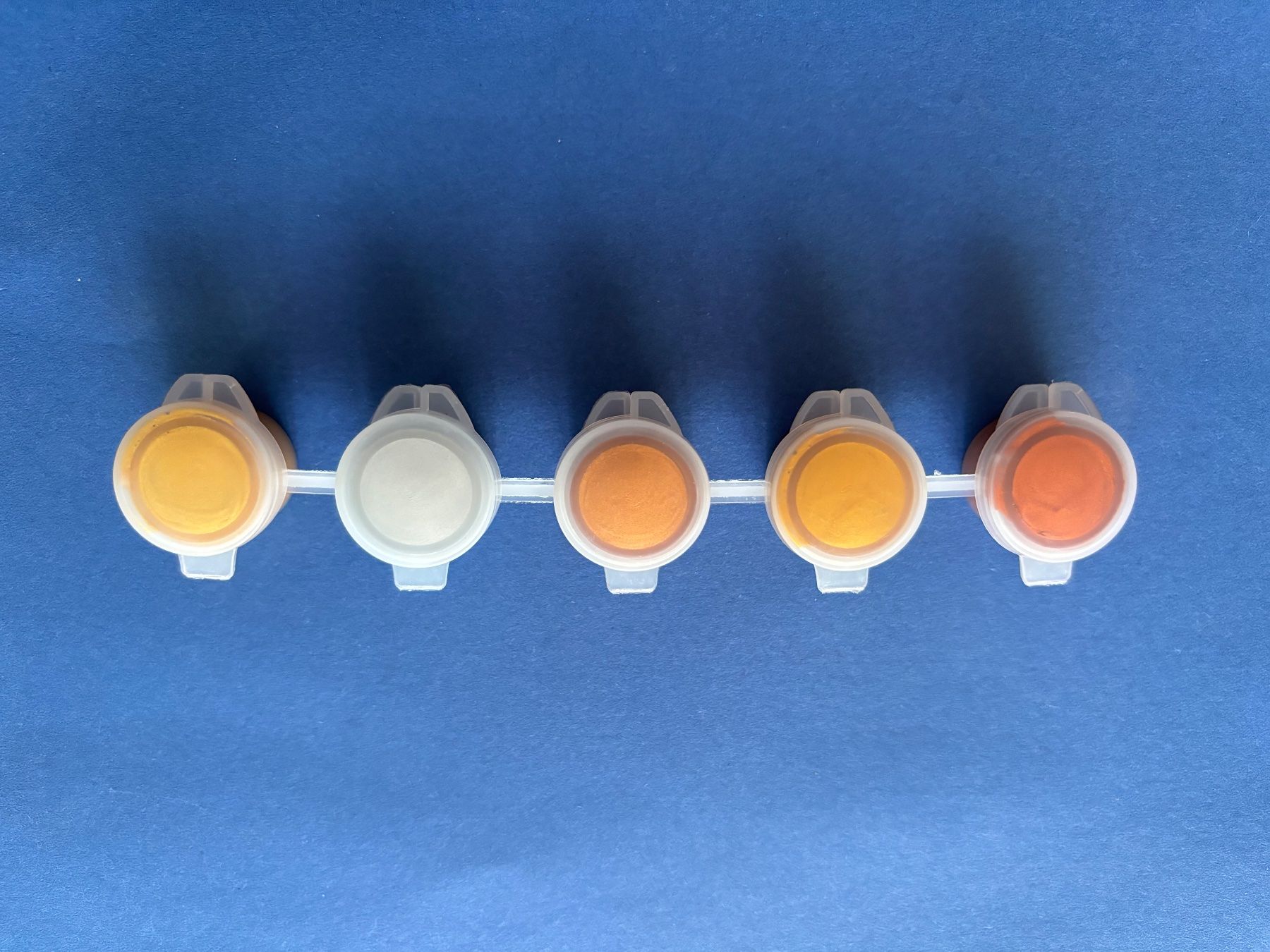 Colori: 5x Farben-Metallic-Acrylfarben je 3ml – Nuovo e nell'imballaggio originale da Frenkendorf venduto da jazzplatten 3