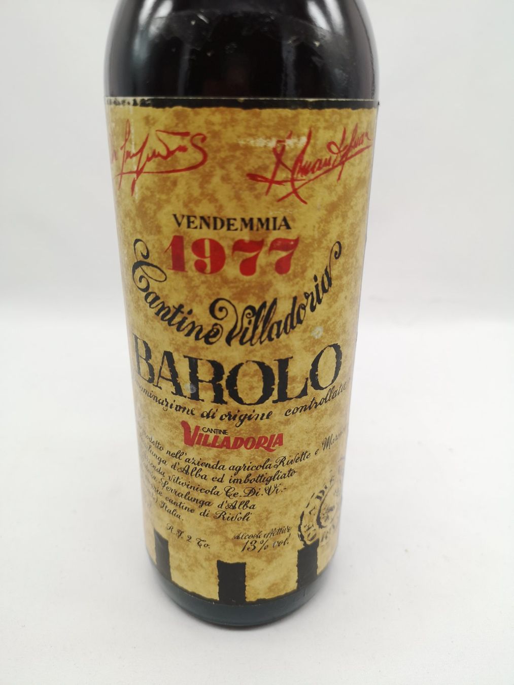 Wein: BAROLO / 1975 - 1976 - 1977 – Neu (gemäss Beschreibung) aus Bulle von italicum 9