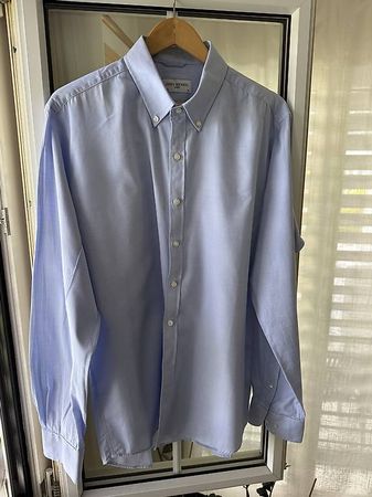 2x John Henric Hemd Button Down - Große 44 (wie Suitsupply)