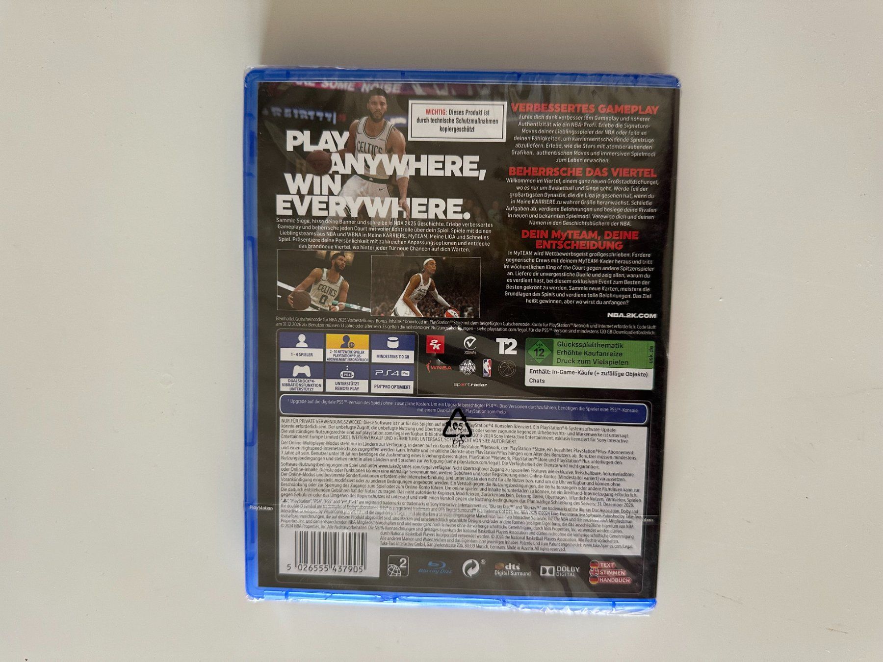 Sony Giochi: NBA 2K25, Sony Playstation 4, PS4, PS5 – Nuovo e nell'imballaggio originale da Couvet venduto da nay_prh5 1