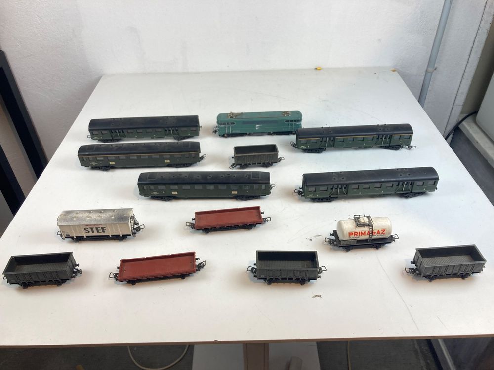 Hornby Meccano Paris chariot non motorisé TZB complet visserie