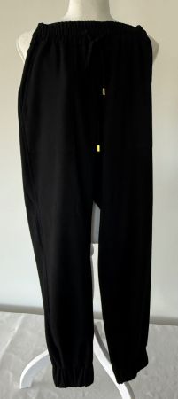 Damen Hose Jogging-Style NEU Schwarz Grösse S