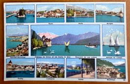 Lac Léman - Multivues - Diverses villes 1931