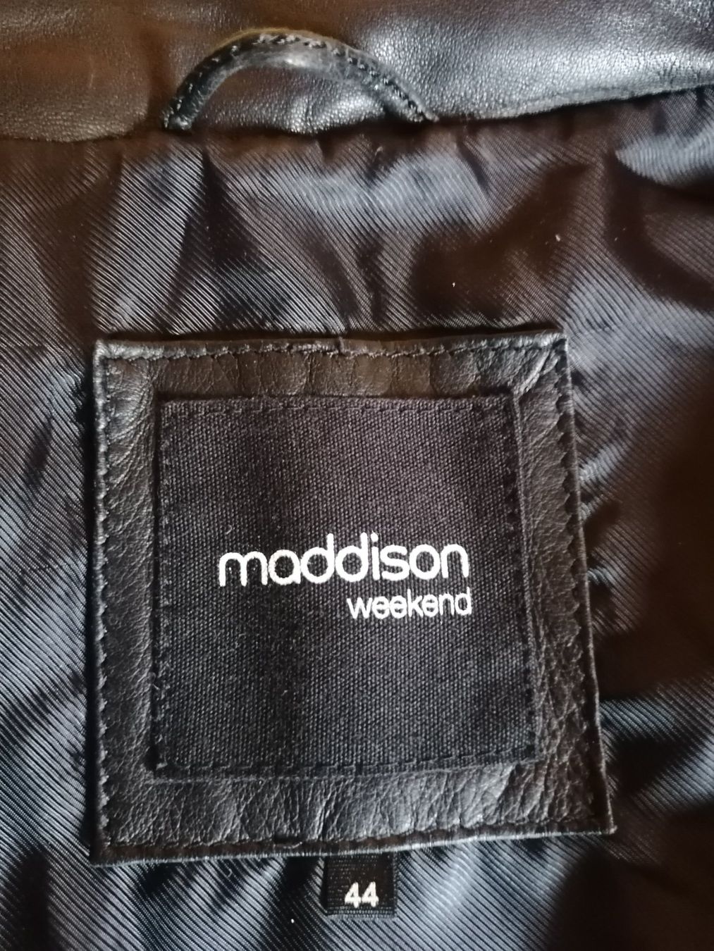 Maddison Jacken: Veste en cuir noir  Maddison gr 44 – Gebraucht aus Bassecourt von Adeli16 6