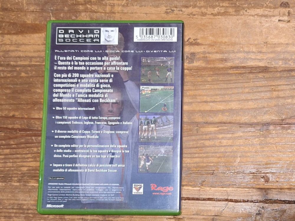 Giochi: XBOX David Beckham Soccer Rage – Usato da Bellinzona venduto da LA-ropa-de-Juan 1