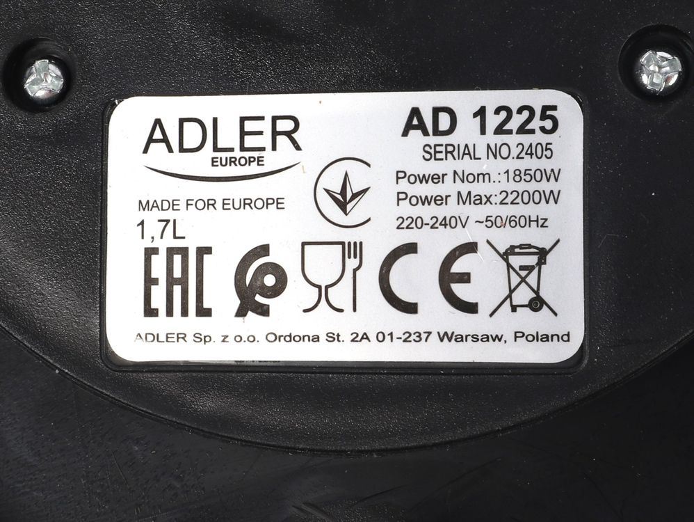 ADLER EUROPE Wasserkocher 8