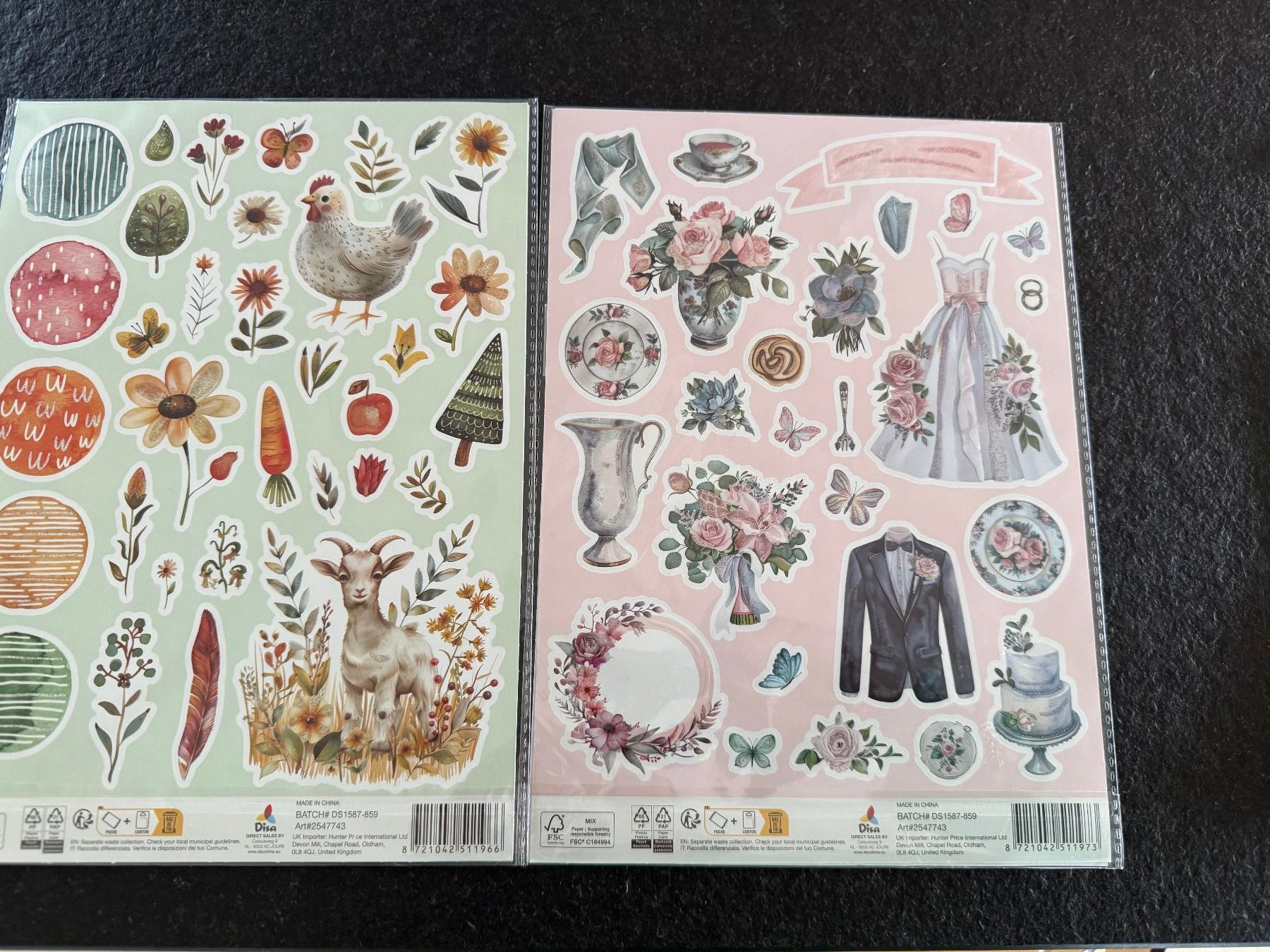 Sticker: Neuware 2 Sticker mit 4 Bögen – Nuovo e nell'imballaggio originale da Kirchdorf AG venduto da coco123 1