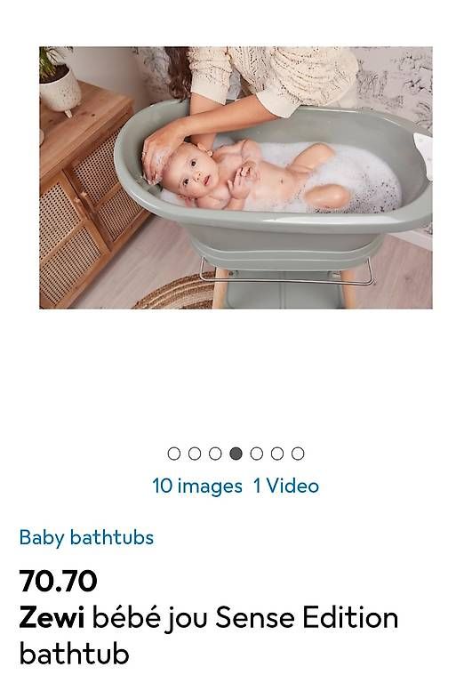 Badespass: Bagnoire bébé avec support  – Gebraucht aus Arconciel von gab_c8l2 1