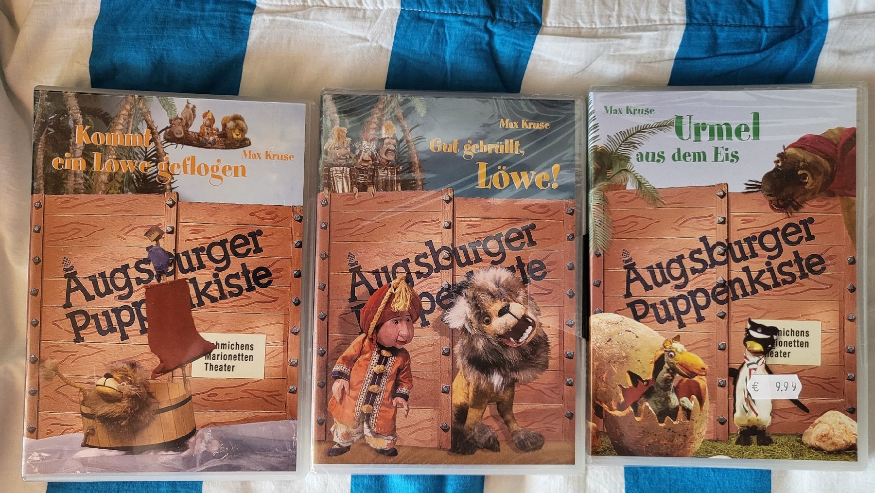 Tutti i DVDs: Augsburger Puppenkiste 3 DVDs  – Nuovo e nell'imballaggio originale da Ebmatingen venduto da LaPassiflora