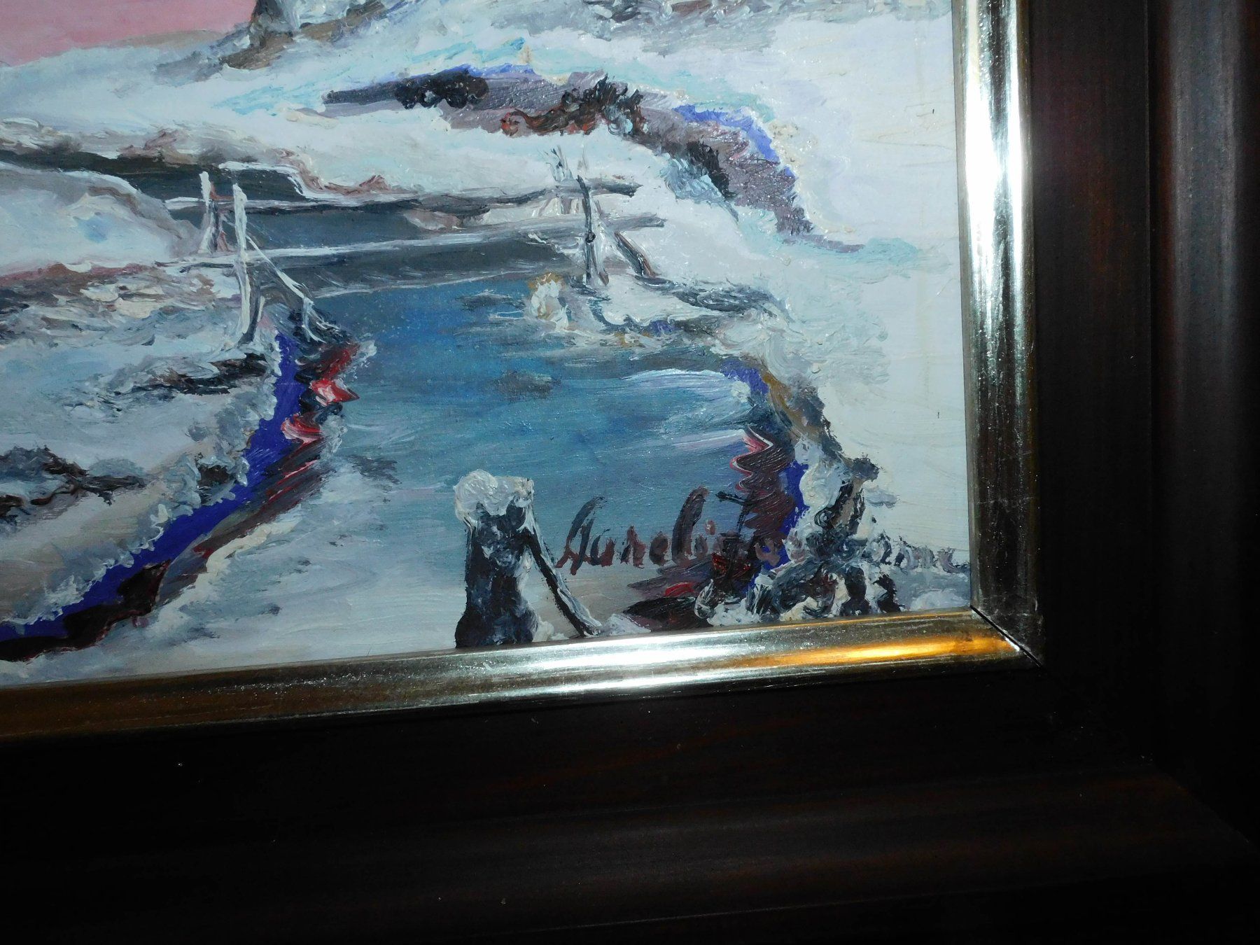 Dipinti: Ölgemälde Bild signiert Bild  71 x 52 cm – Usato da Sursee venduto da 76 4