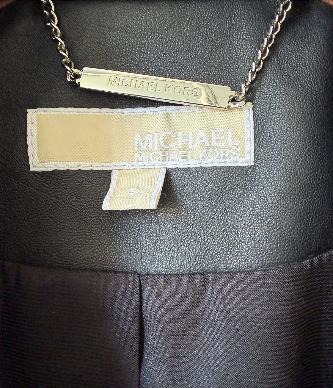 Michael Kors Giacche: Michael Kors Lederjacke - Neu – Nuovo (secondo la descrizione) da Zürich venduto da sab_vx25 2