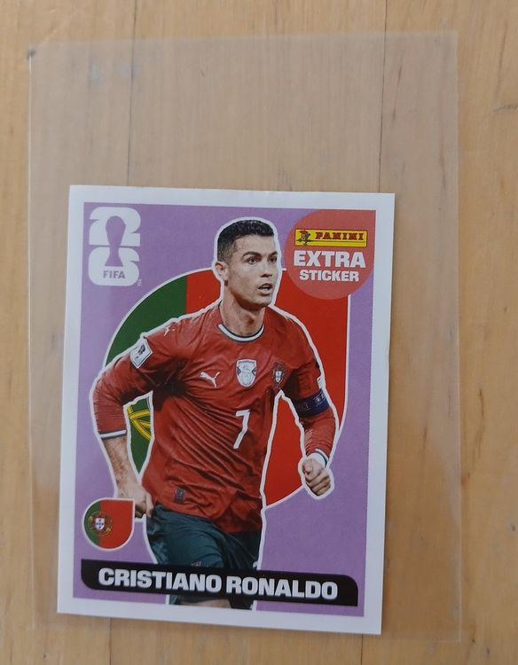Panini Extra Sticker WM 2026 Cristiano Ronaldo (Neu (gemäss ...