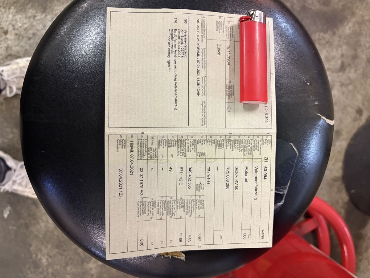 Strada: Suzuki RV - 50 – Usato da Tann venduto da Corolla70-74 5