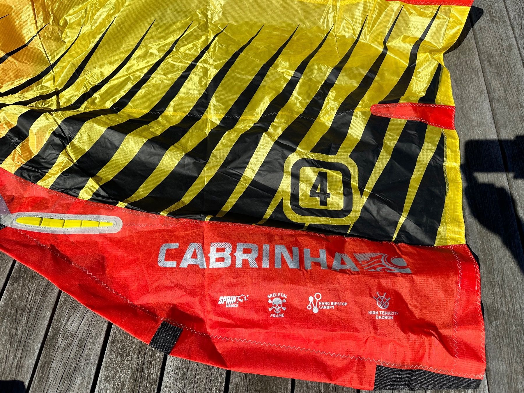 Surf: Cabrinha Cross Wing - Rot/Gelb – Nuovo e nell'imballaggio originale da Waedenswil venduto da Markfaris 5