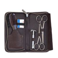 DOVO - Trousse de toilette vintage pour moustache, complète!