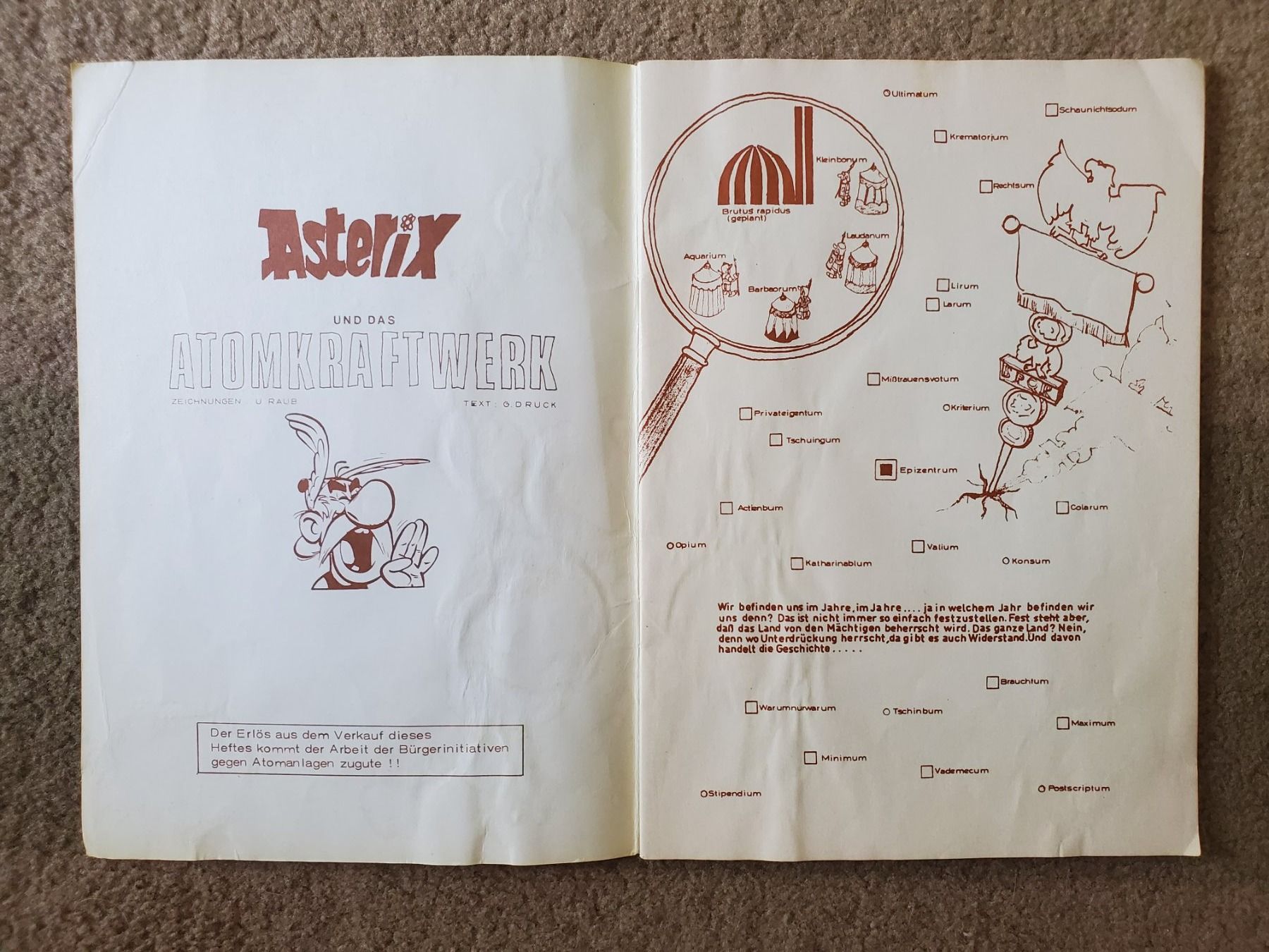 Fumetti: Asterix und das Atomkraftwerk – Usato da Opfikon venduto da Steins_Siedlung 2