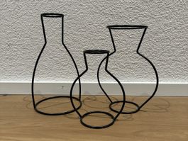 Silhouette Vasen 3er Set