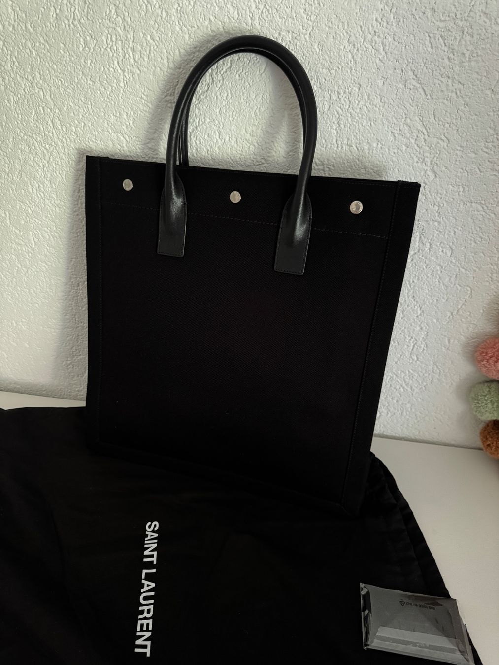 Saint Laurent Borse: Saint Laurent Rive Gauche Tote Bag Black/White – Nuovo e nell'imballaggio originale da Aristau venduto da Evelinik 2