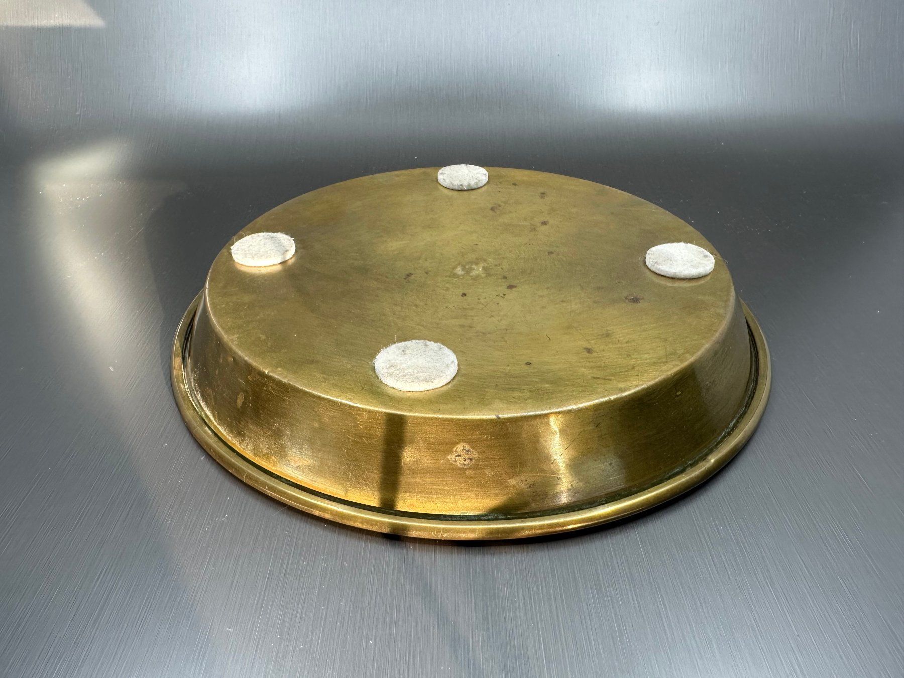 Vasi per fiori: Pflanzentopf Unterteller, Messing, 18/22cm H 3cm – Usato da Arisdorf venduto da Liquidus 2
