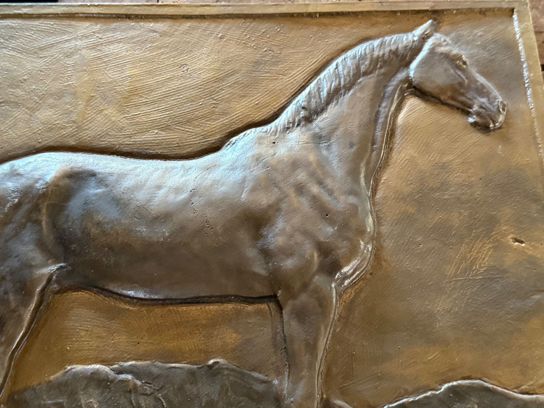 Sculture & Statue: (50) Hänny Bronce Relief Pferd, signiert – Usato da Bern venduto da Jwpm66 1