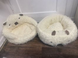 zwei weiche Katzen/Hundebette NEU