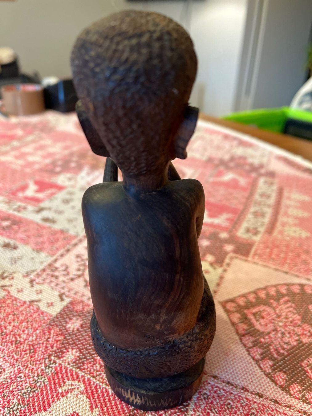 Figuren: Afrikanische Holzfigur – Musiker, handgeschnitzt – Gebraucht aus Bözberg von sojana 1