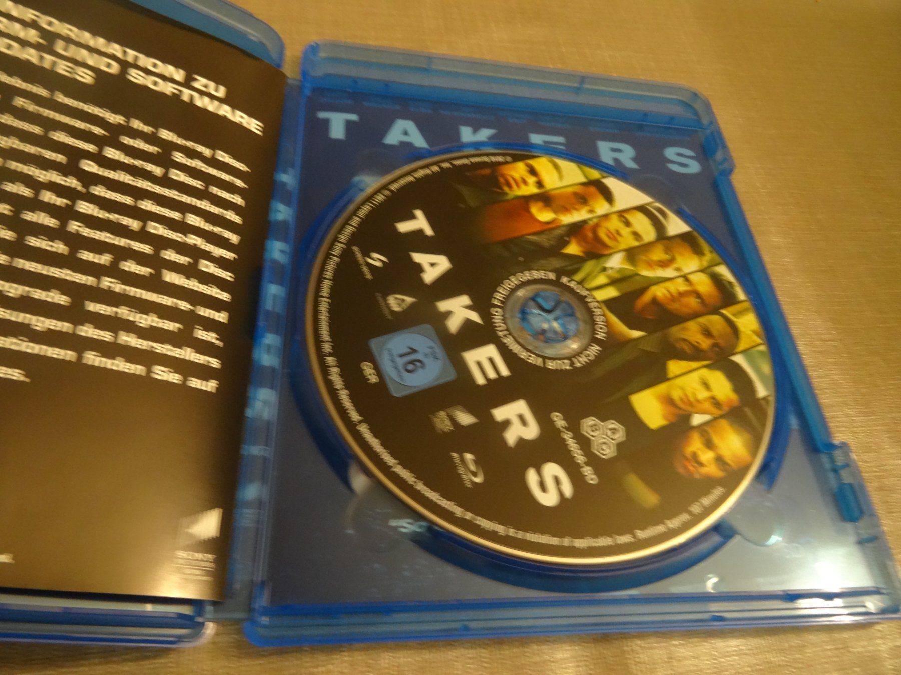 Alle DVDs: Blu-Ray Takers - – Gebraucht aus Olten von Disc-Verkauf 1