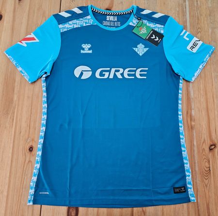 Real Betis Sevilla Trikot NEU Hummel Gr. L Spanien Fussball