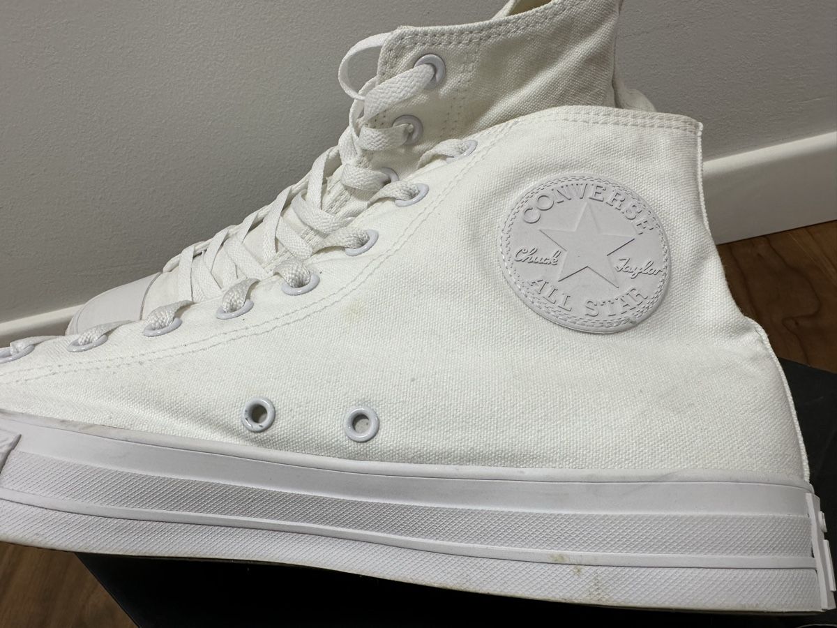Converse Herrenschuhe: Converse Chuck Taylor High Weiss Gr. 46.5 Top – Gebraucht aus Dietikon von Faarai 5