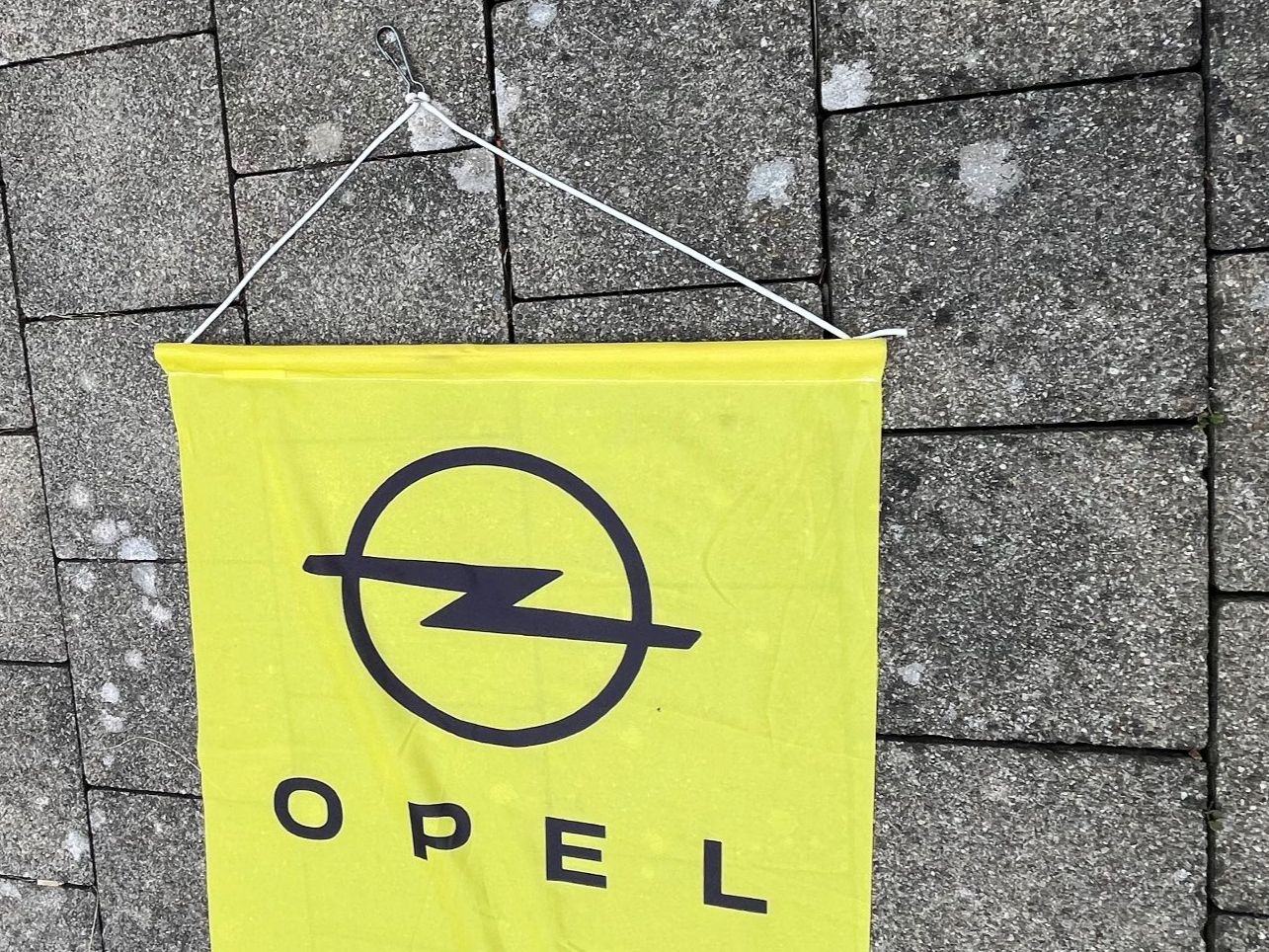 Fahnen: OPEL Fahne  -  Original – Neu (gemäss Beschreibung) aus Menziken von Hotdevil1
